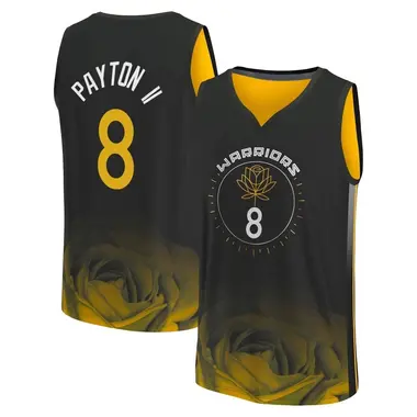 Fast Break Gold Gary Payton II Men's Golden State Warriors Fanatics Branded Black 2022/23 City Edition Jersey