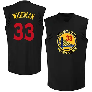 Swingman Gold James Wiseman Men's Golden State Warriors Nike Black New Fashion Jersey