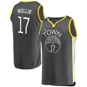 Gold Chris Mullin Youth Golden State Warriors Fanatics Branded Charcoal Fast Break Jersey - Statement Edition